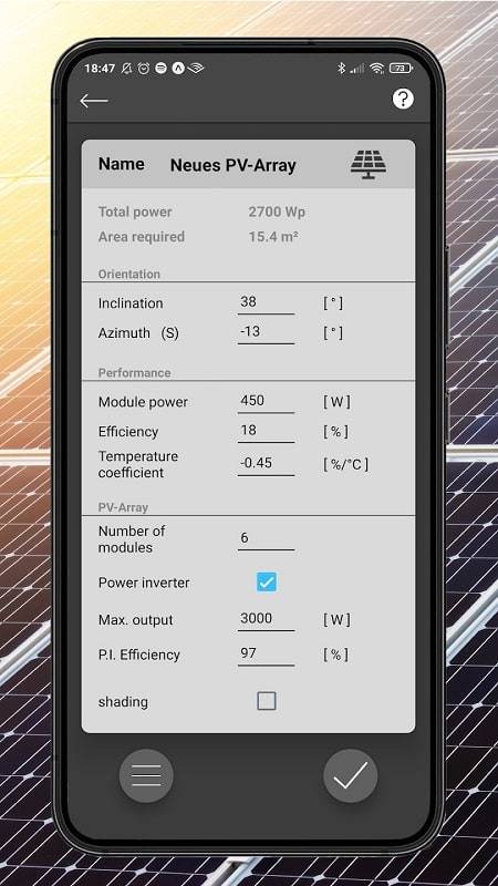 PV Calculator Premium Zrzut ekranu 0