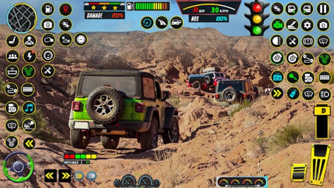 US Suv Jeep Driving: 4x4 Games Tangkapan skrin 0