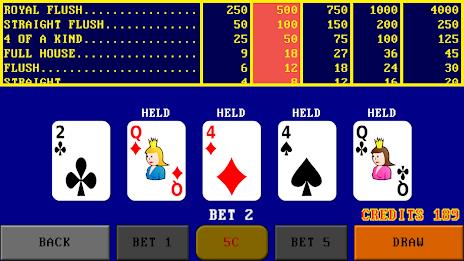 Video Poker Simulator スクリーンショット 0