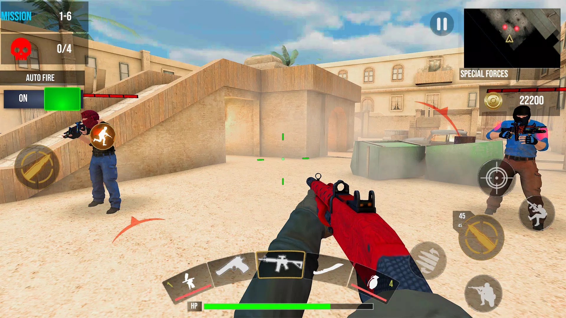 FPS Commando Strike 3D Captura de tela 0