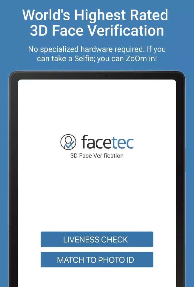 FaceTec Demo Screenshot 3