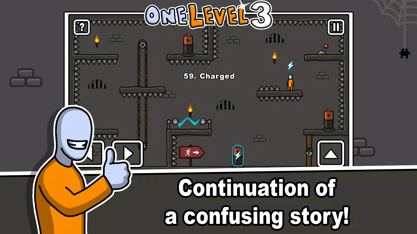 One Level 3 Stickman Jailbreak Screenshot 0