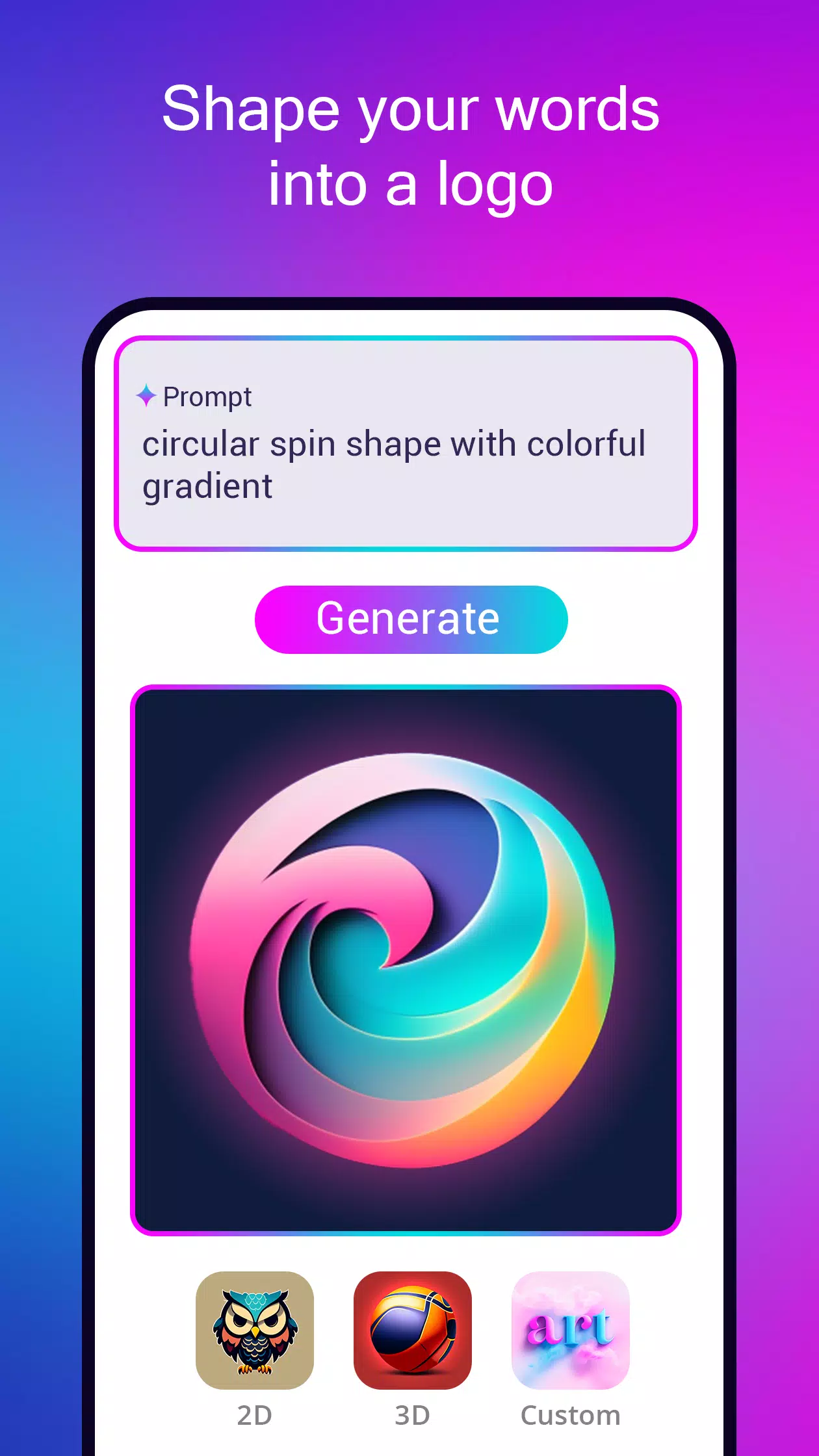 Logo maker AI Logo generator Screenshot 1