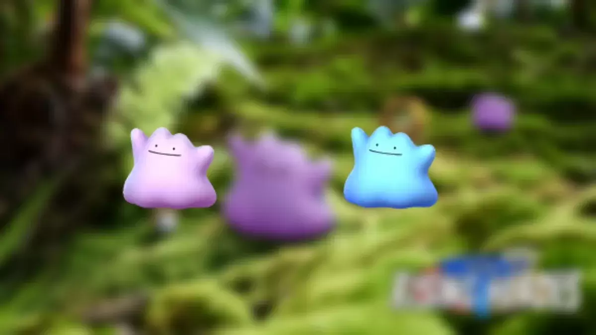 Ditto brillante da Pokémon Go con il suo normale sprite