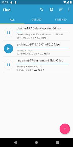 Schermata Flud - Torrent Downloader 0