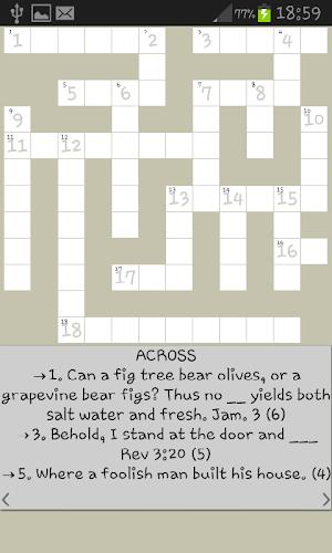 Bible Crossword ภาพหน้าจอ 3