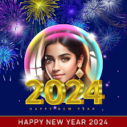 Happy New Year 2024 PhotoFrame Ảnh chụp màn hình 3