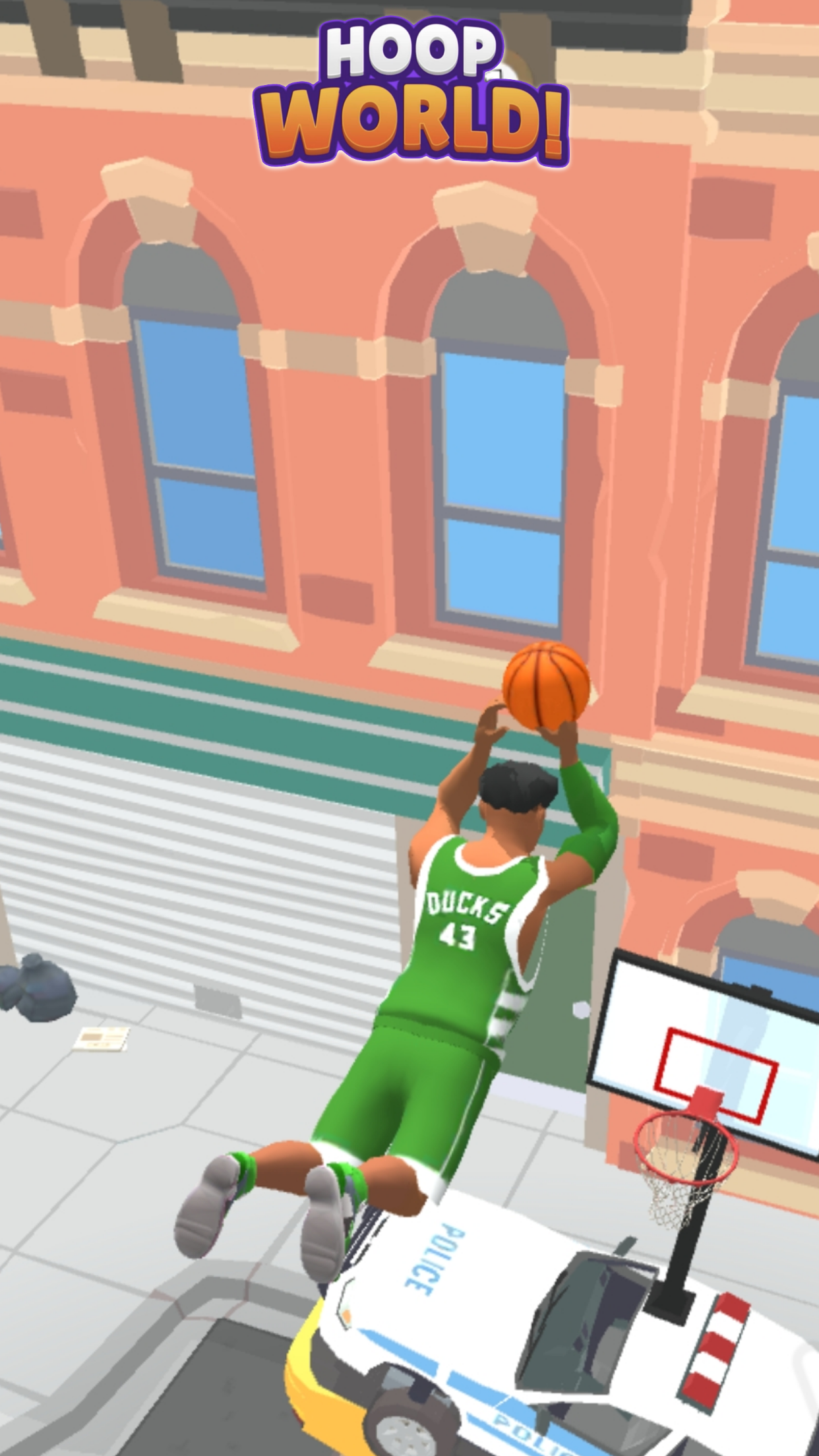 Hoop World: Flip Dunk Game 3D Captura de pantalla 1