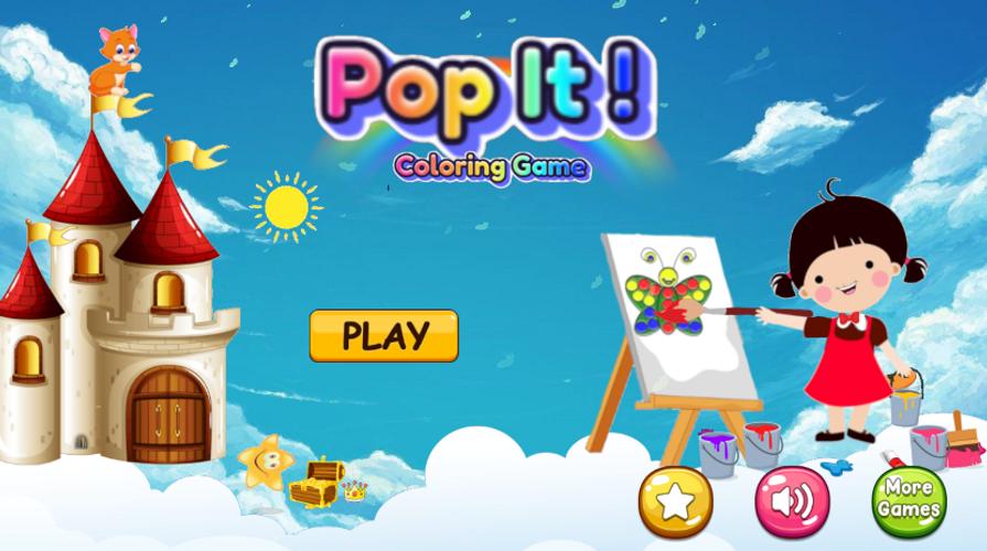 Pop It Fun Coloring Game Screenshot 2