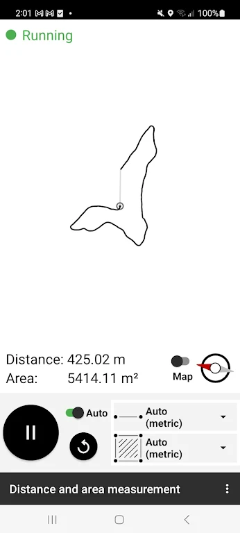 Distance and area measurement ဖန်သားပြင်ဓာတ်ပုံ 0