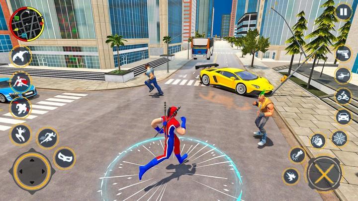 Miami Spider Rope Hero Games ဖန်သားပြင်ဓာတ်ပုံ 2