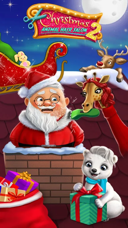 Christmas Animal Hair Salon 2 স্ক্রিনশট 1