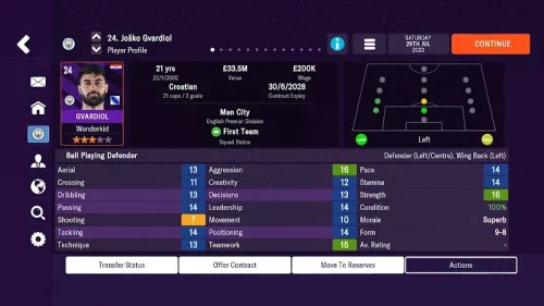 Football Manager Mobile 2024 Скриншот 1