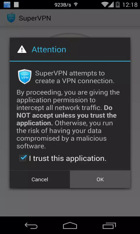 SuperVPN Pro 螢幕截圖 0