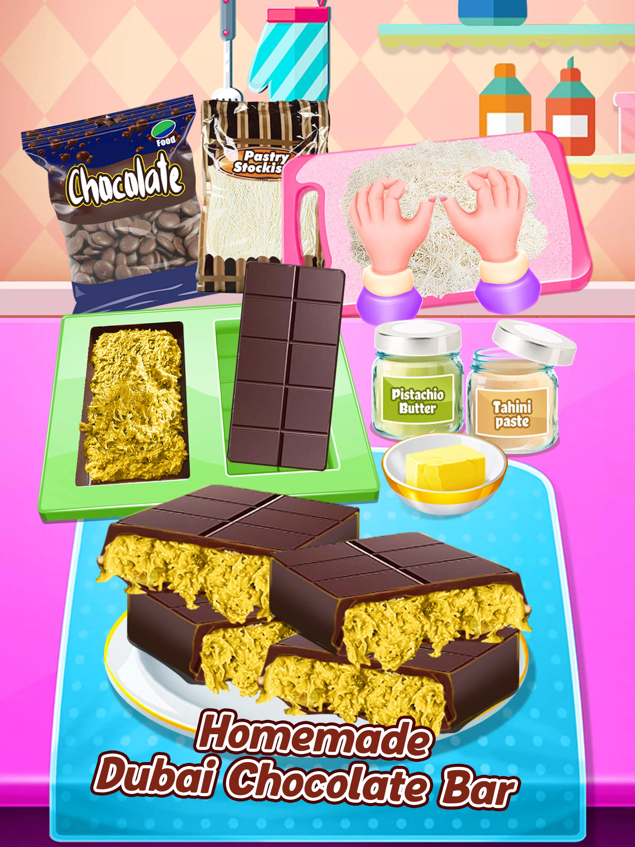 Sweet Chocolate Bar Desserts Captura de pantalla 1