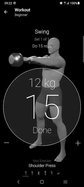 Kettlebell Home Workout 螢幕截圖 3