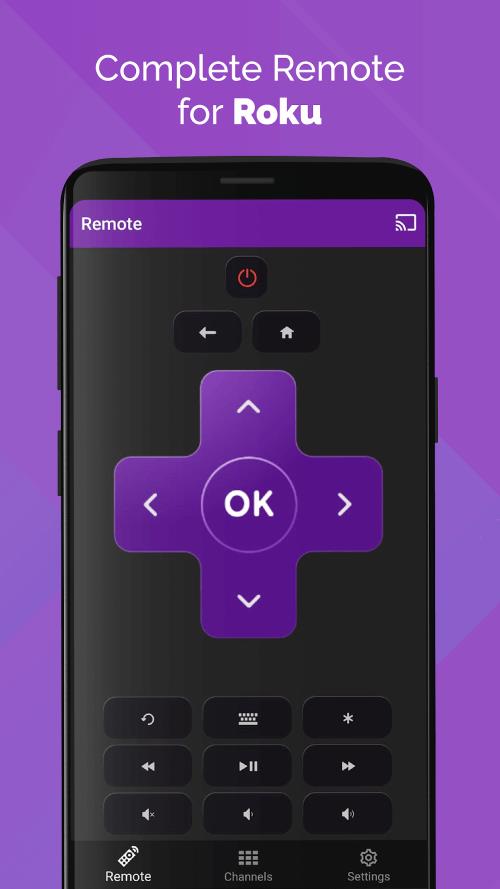 Remote Control for Roku TV Schermafbeelding 0