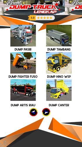 Bussid Dump Truck Lengkap应用截图第2张