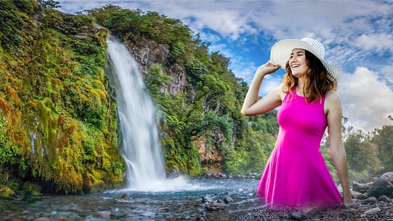 Waterfall Photo Editor frame स्क्रीनशॉट 3