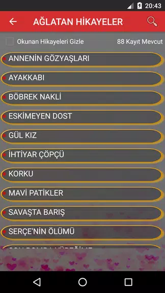 Ağlatan Hikayeler 螢幕截圖 2