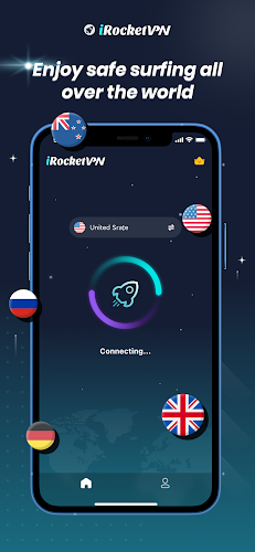 iRocketVPN - Secure VPN Proxy Скриншот 0