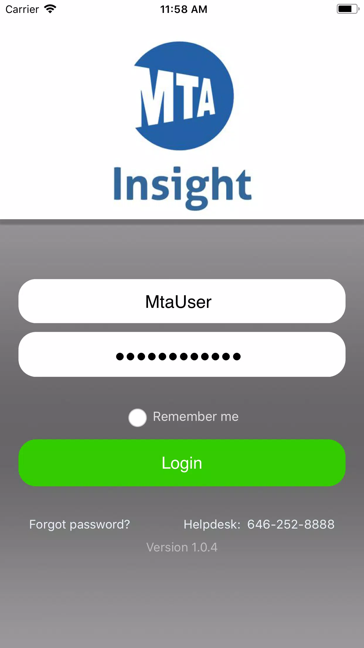 MTA Insight ภาพหน้าจอ 2