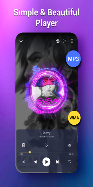 S Music Player - MP3 Player Screenshot 1