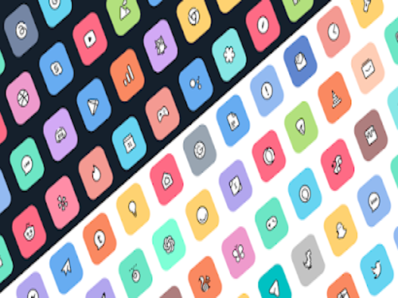 Crayon Adaptive IconPack 스크린샷 3