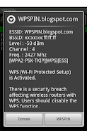 WPSPIN. WPS Wireless Scanner. স্ক্রিনশট 0