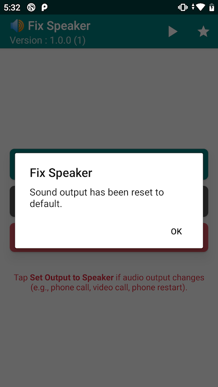 Fix Speaker - Disable Earphone Captura de tela 2