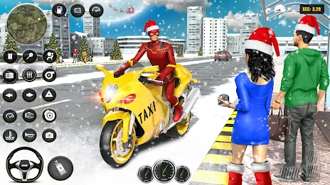 Superhero Bike Taxi: Bike Game应用截图第0张