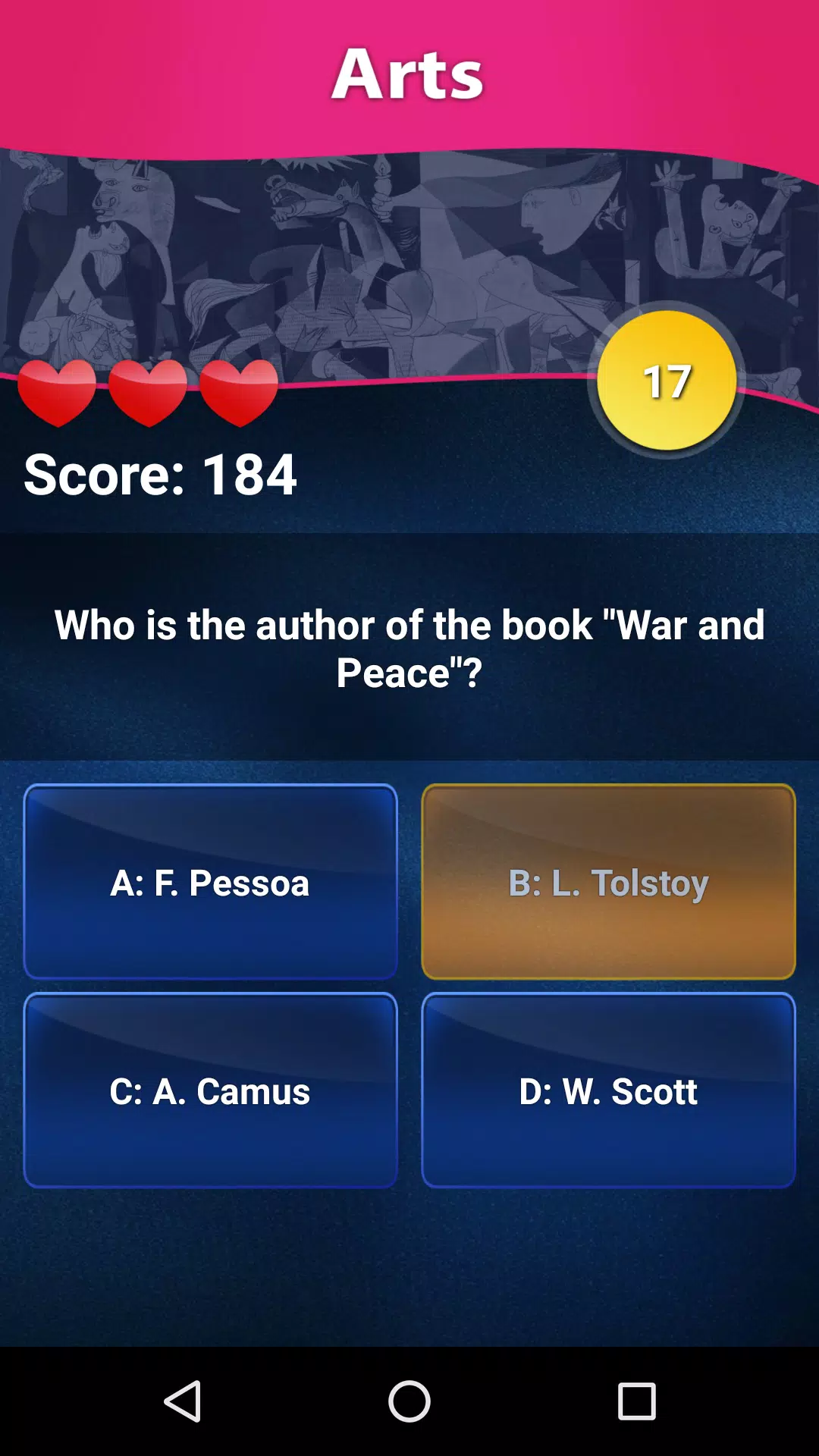 Quiz of Knowledge Game Screenshot 2