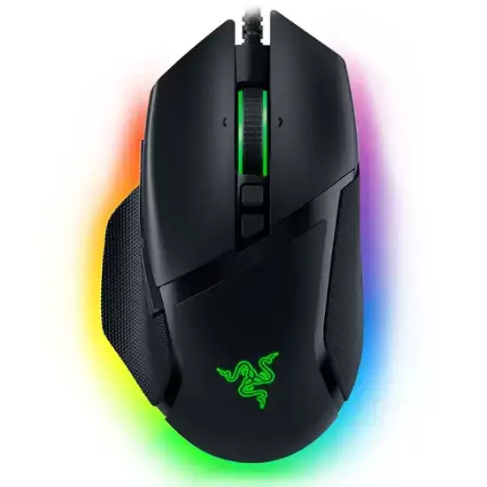 Razer - Basilisk V3 Wired Optical Gaming Mouse with Chroma RBG Lighting