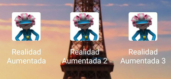 Realidad Aumentada App Android Ảnh chụp màn hình 2