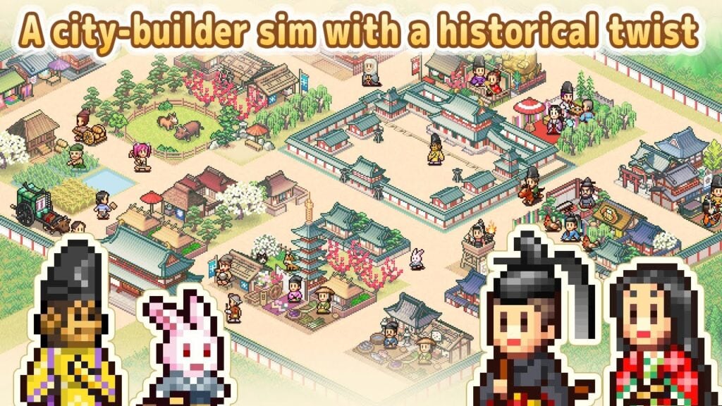 Viaja al pasado con la historia de la ciudad de Heian de Kairosoft