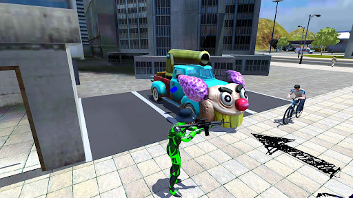 Rope Frog Ninja Hero Car Vegas Screenshot 3