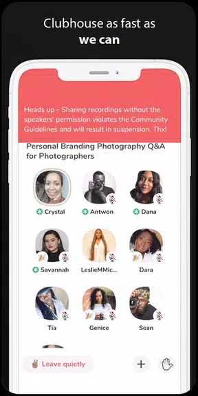 Clubhouse Drop-in audio chat android Guide Ekran Görüntüsü 3