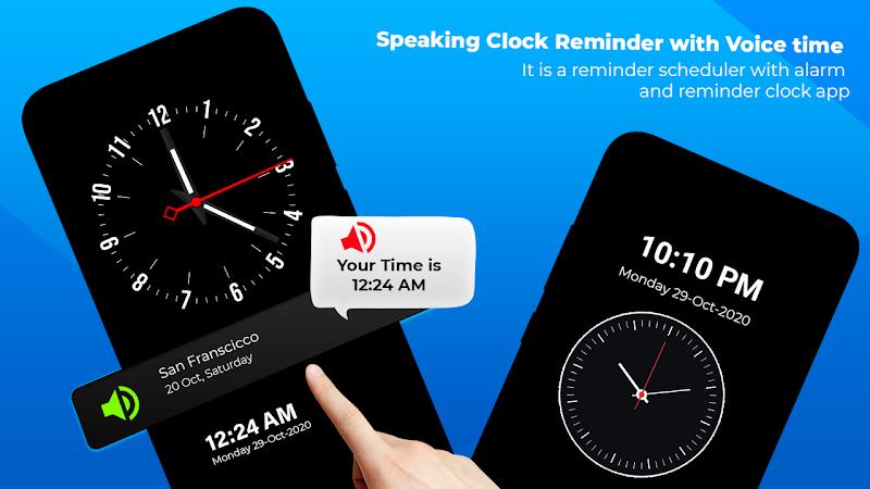 Speaking Clock - Talking Clock 螢幕截圖 3