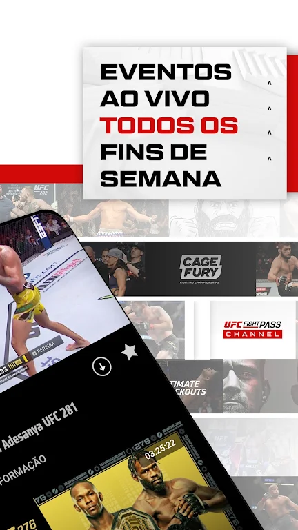 UFC Fight Pass - MMA ao vivo Capture d'écran 1