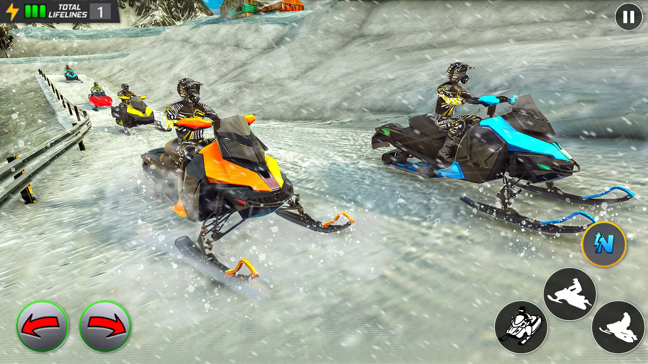 Crazy Skills Snowcross Games Tangkapan skrin 0