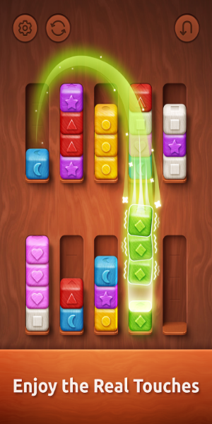 Colorwood Sort Puzzle Game Mod ဖန်သားပြင်ဓာတ်ပုံ 1