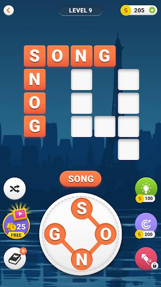 Word Search: Crossword puzzle Mod স্ক্রিনশট 1