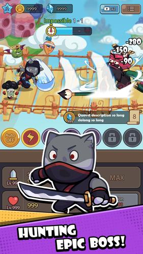 Cat Legend: Idle RPG War Screenshot 3