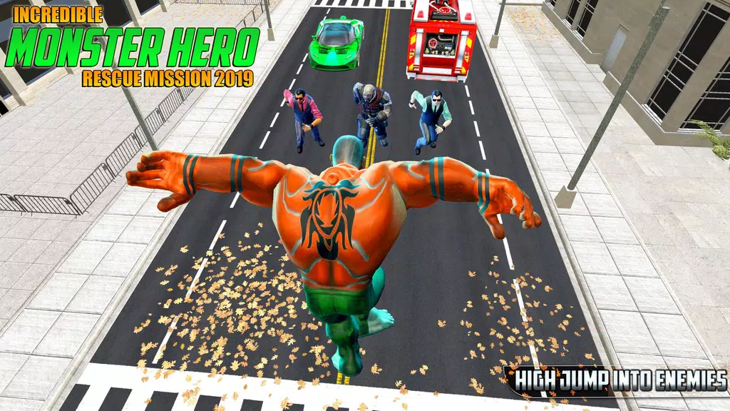 Incredible Monster Superhero Crime City 2018 Ảnh chụp màn hình 1