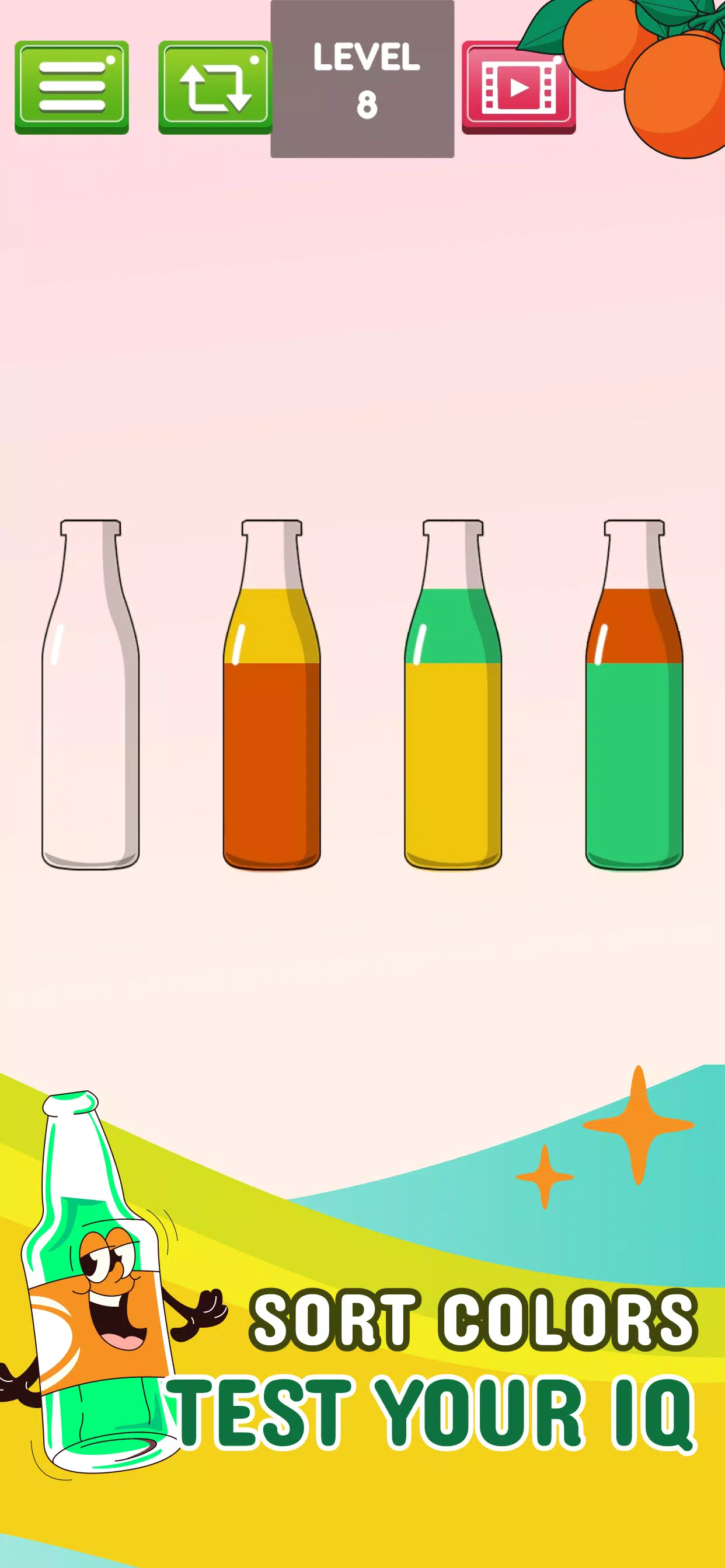 Soda Water Sort Puzzle: Color Schermafbeelding 0