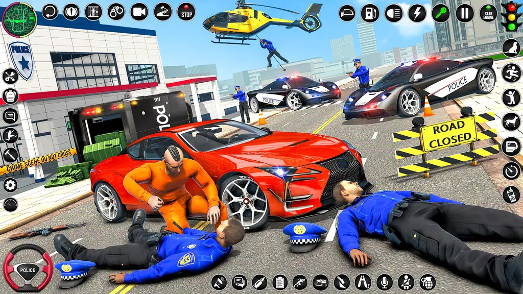 US Police Prison Escape Games Captura de pantalla 1