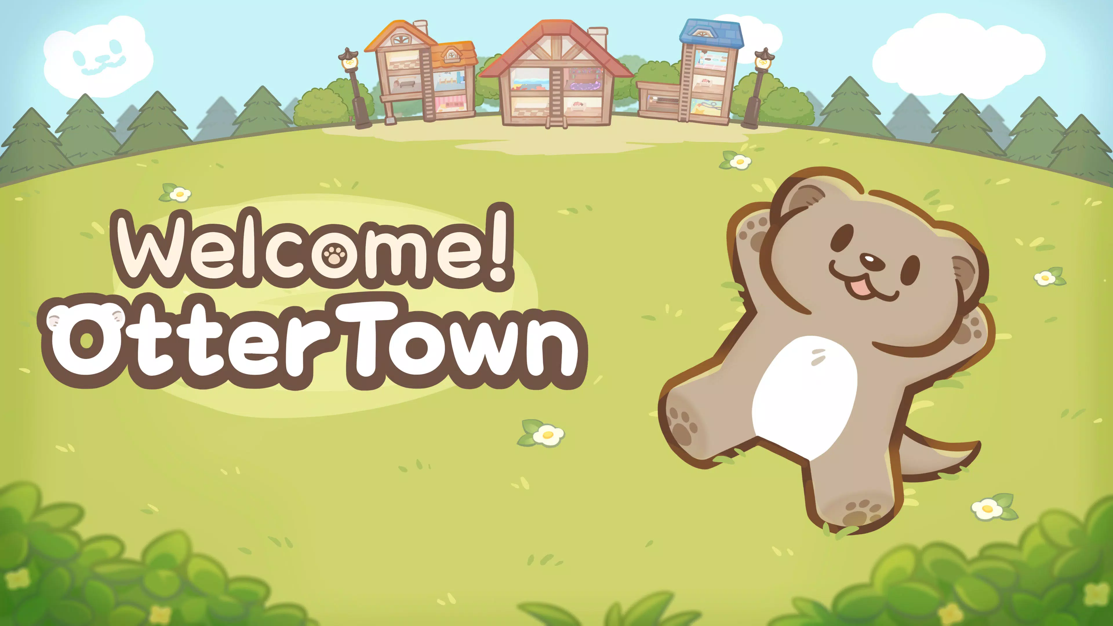 Welcome! Otter Town: cute game Captura de tela 1