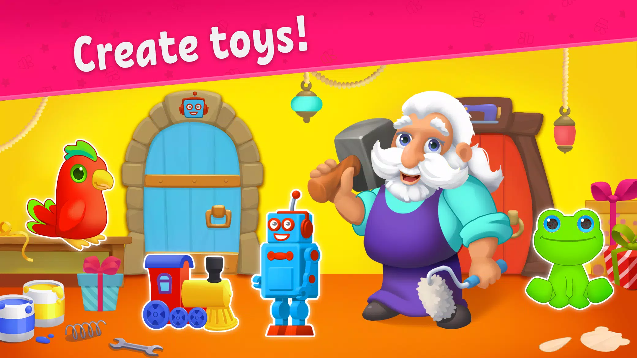 Toy maker, factory: kids games Tangkapan skrin 0