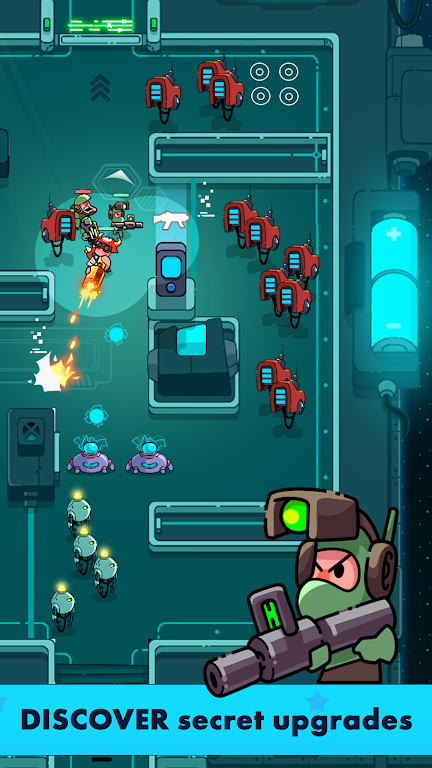 Space Squad: Crash Robots 螢幕截圖 0