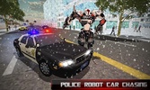 US Police Transform Robot Car ဖန်သားပြင်ဓာတ်ပုံ 2